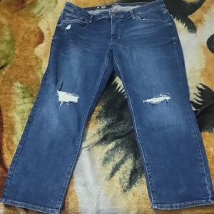 a.n.a Womens Blue Jeans Size 16 lowrise